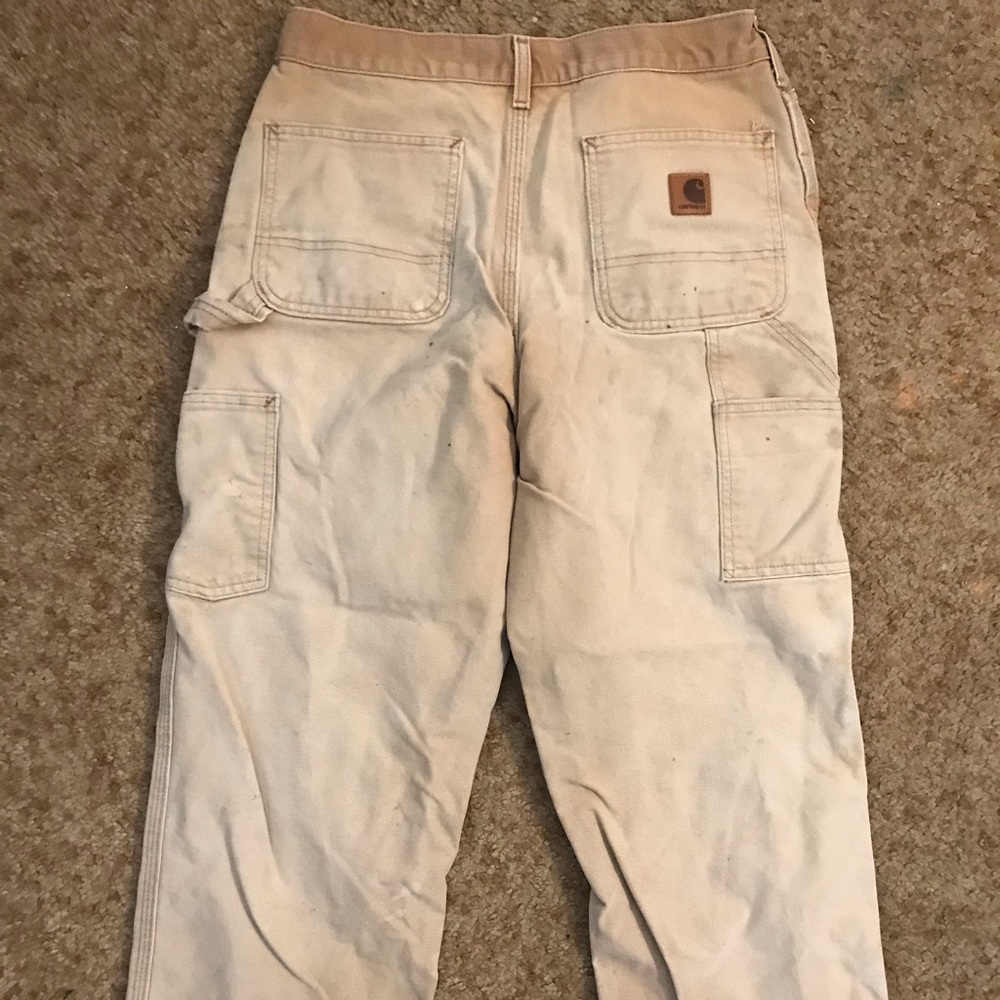 Distressed Carhartt Pants - great for field work!